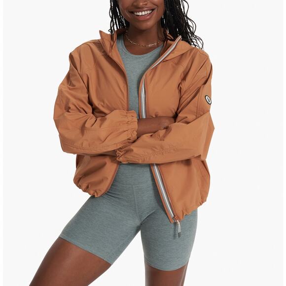 Vuori Jackets & Blazers - Vuori 'Shores' Brown Polyamide Jacket Size M